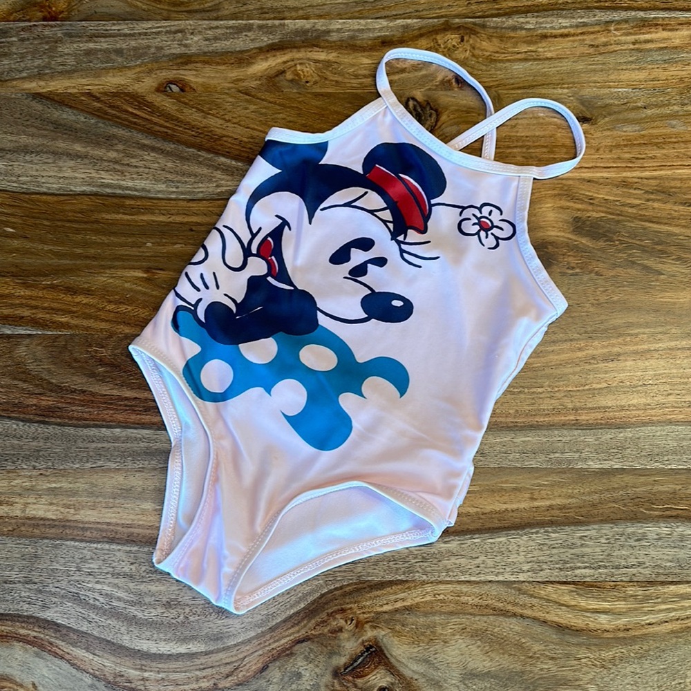Junk Food Clothing Kids Swim One Piece - White with Blue and Black Design